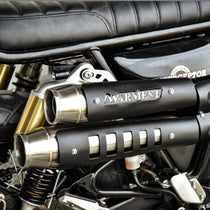 High-Mount Scrambler Full Exhaust System for Royal Enfield Interceptor 650 & Continental GT 650