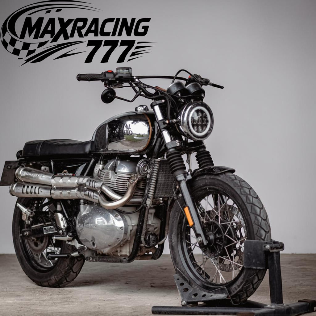 High-Mount Scrambler Full Exhaust System for Royal Enfield Interceptor 650 & Continental GT 650