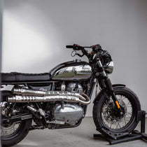 High-Mount Scrambler Full Exhaust System for Royal Enfield Interceptor 650 & Continental GT 650