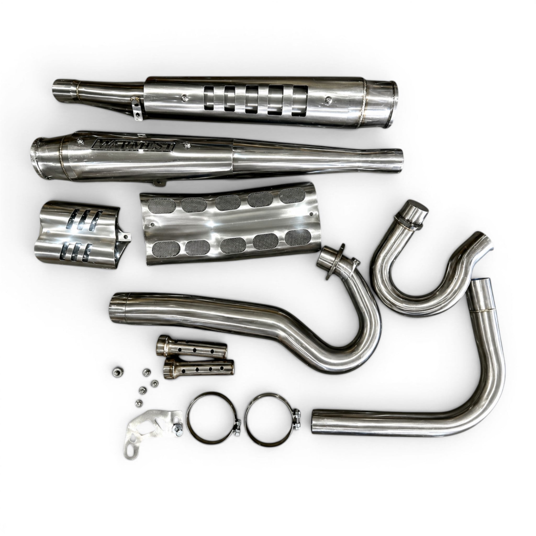 High-Mount Scrambler Full Exhaust System for Royal Enfield Interceptor 650 & Continental GT 650 Main image