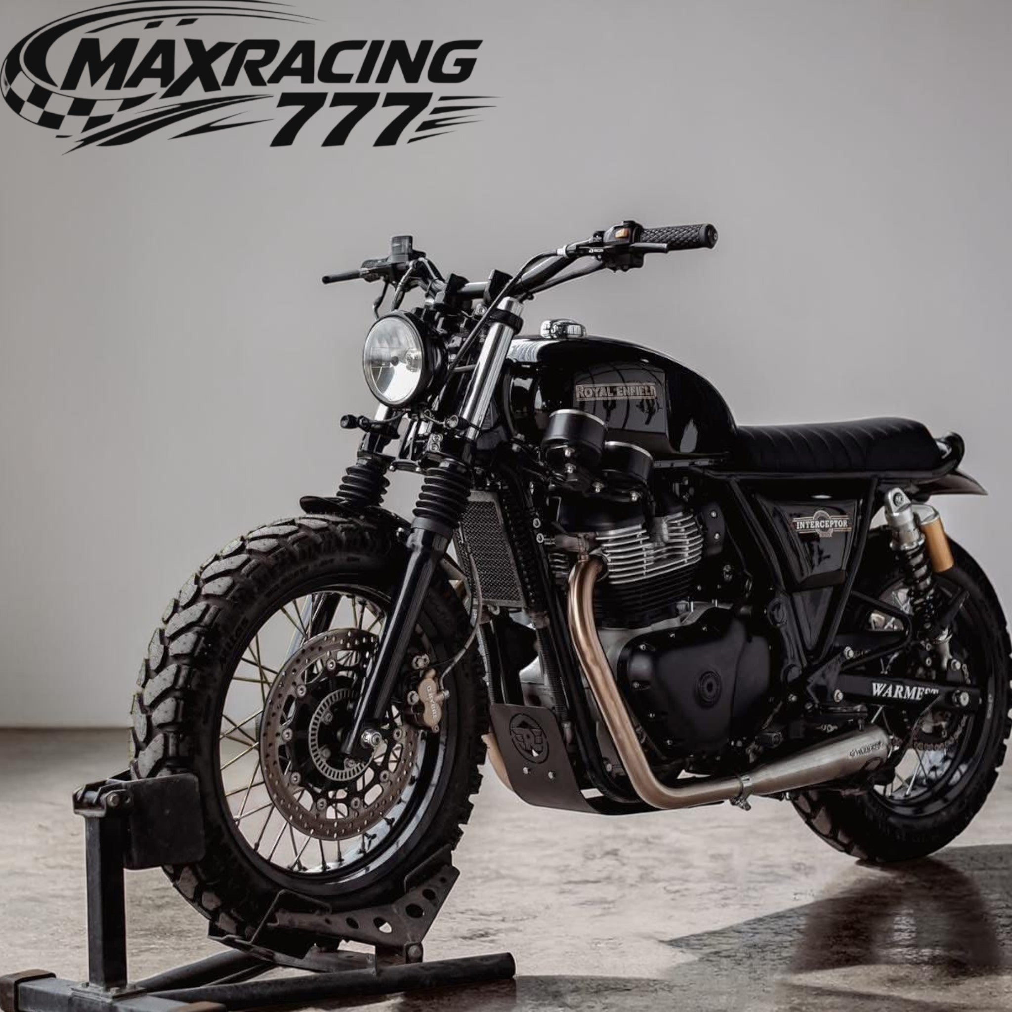 Full Exhaust System Stainless Steel for Royal Enfield Continental GT 650 & Interceptor INT 650