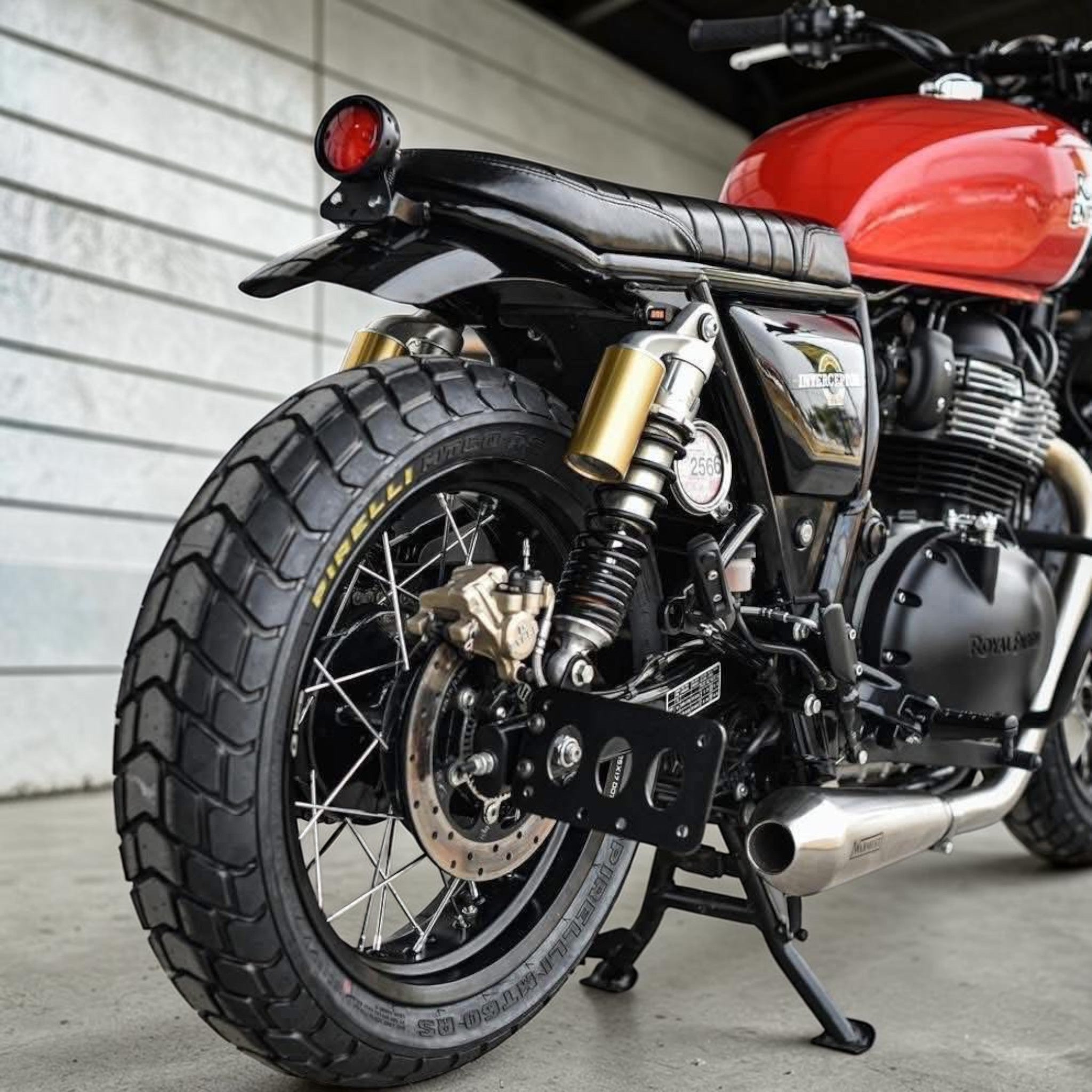 Full Exhaust System Stainless Steel for Royal Enfield Continental GT 650 & Interceptor INT 650
