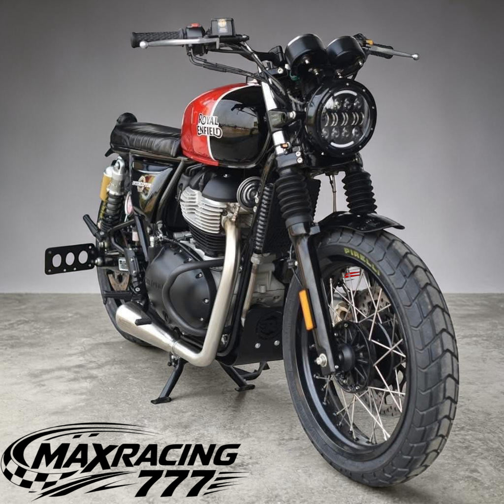 Full Exhaust System Stainless Steel for Royal Enfield Continental GT 650 & Interceptor INT 650