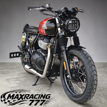 Full Exhaust System Stainless Steel for Royal Enfield Continental GT 650 & Interceptor INT 650