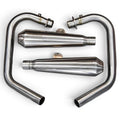 Full Exhaust System Stainless Steel for Royal Enfield Continental GT 650 & Interceptor INT 650