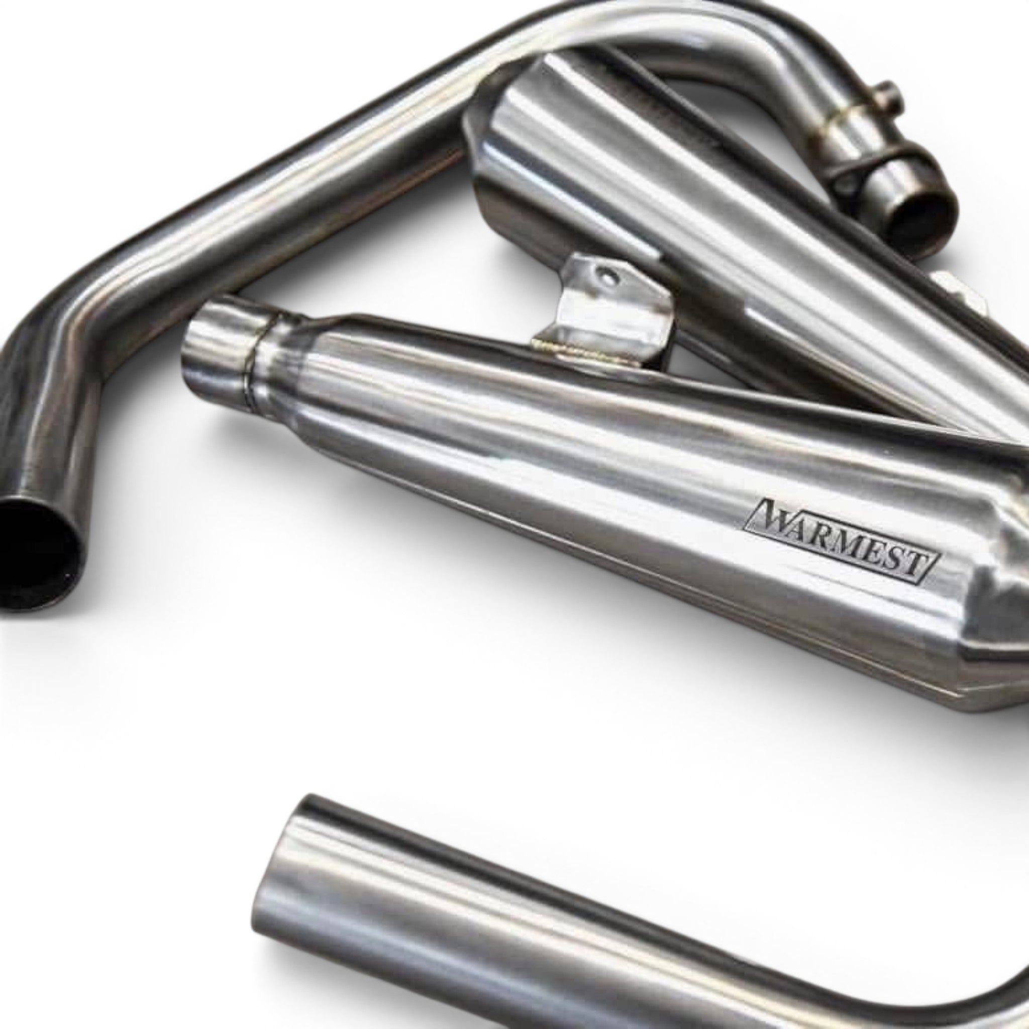 Full Exhaust System Stainless Steel for Royal Enfield Continental GT 650 & Interceptor INT 650