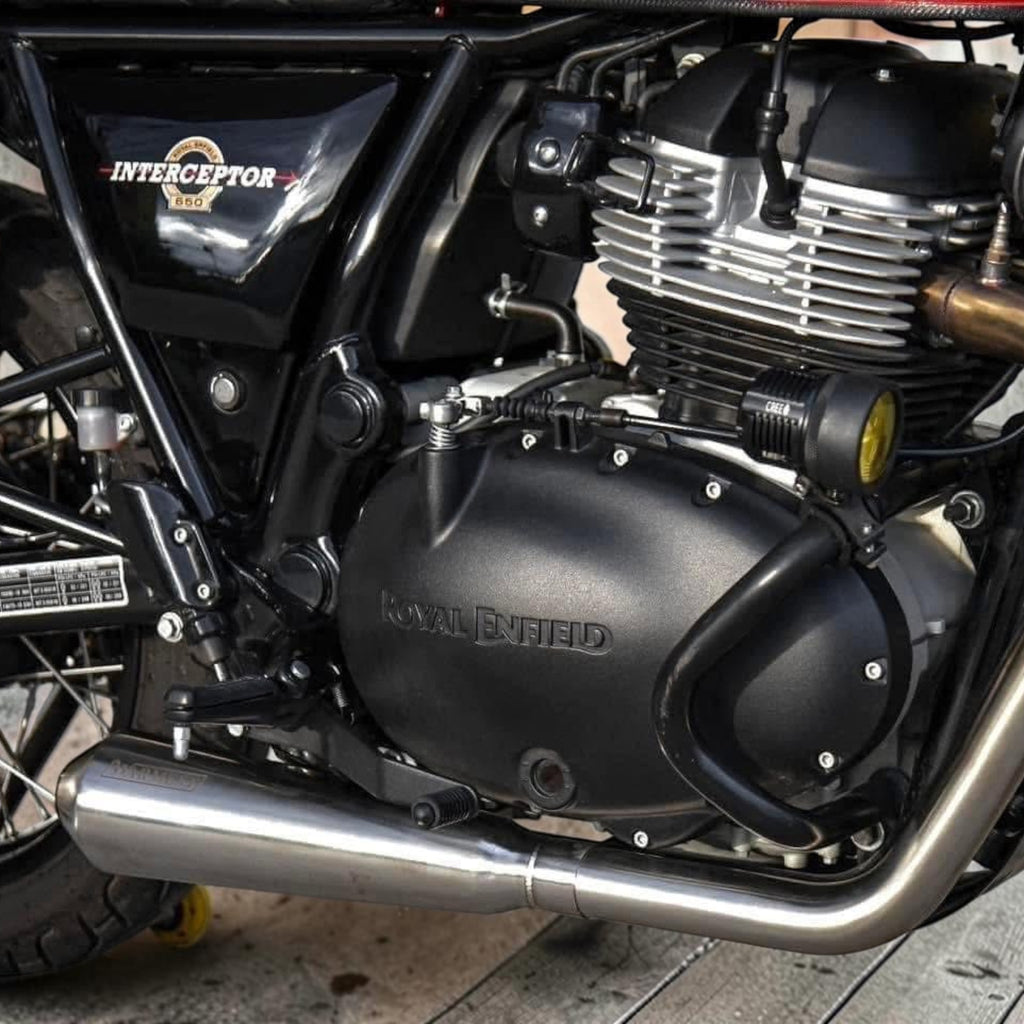 Full Exhaust System Stainless Steel for Royal Enfield Continental GT 650 & Interceptor INT 650