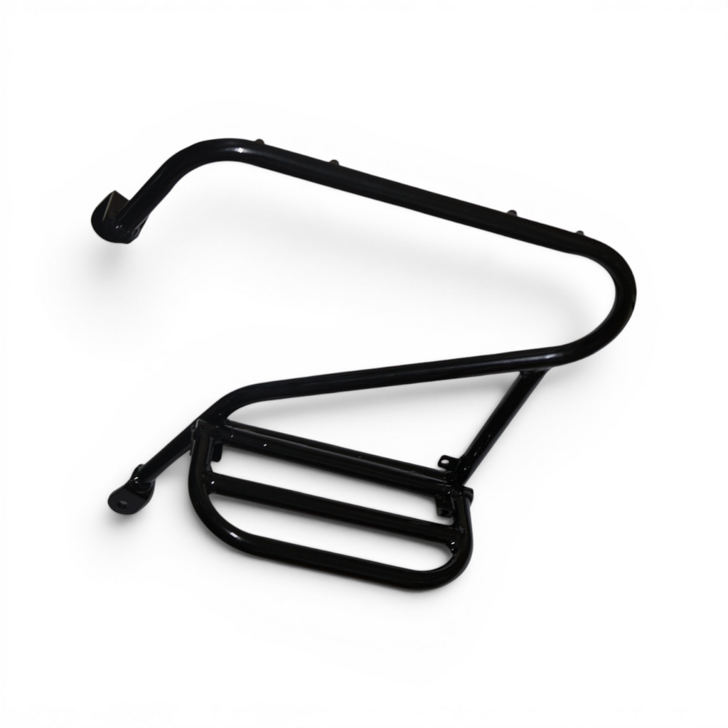 Side Saddlebag Support Rack for Royal Enfield Interceptor 650 & Continental GT 650 | Heavy Duty Luggage Carrier Bracket | Black