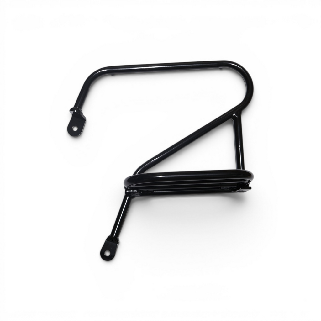 Side Saddlebag Support Rack for Royal Enfield Interceptor 650 & Continental GT 650 | Heavy Duty Luggage Carrier Bracket | Black
