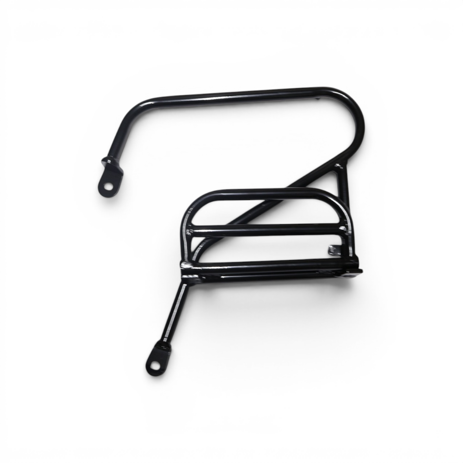 Side Saddlebag Support Rack for Royal Enfield Interceptor 650 & Continental GT 650 | Heavy Duty Luggage Carrier Bracket | Black