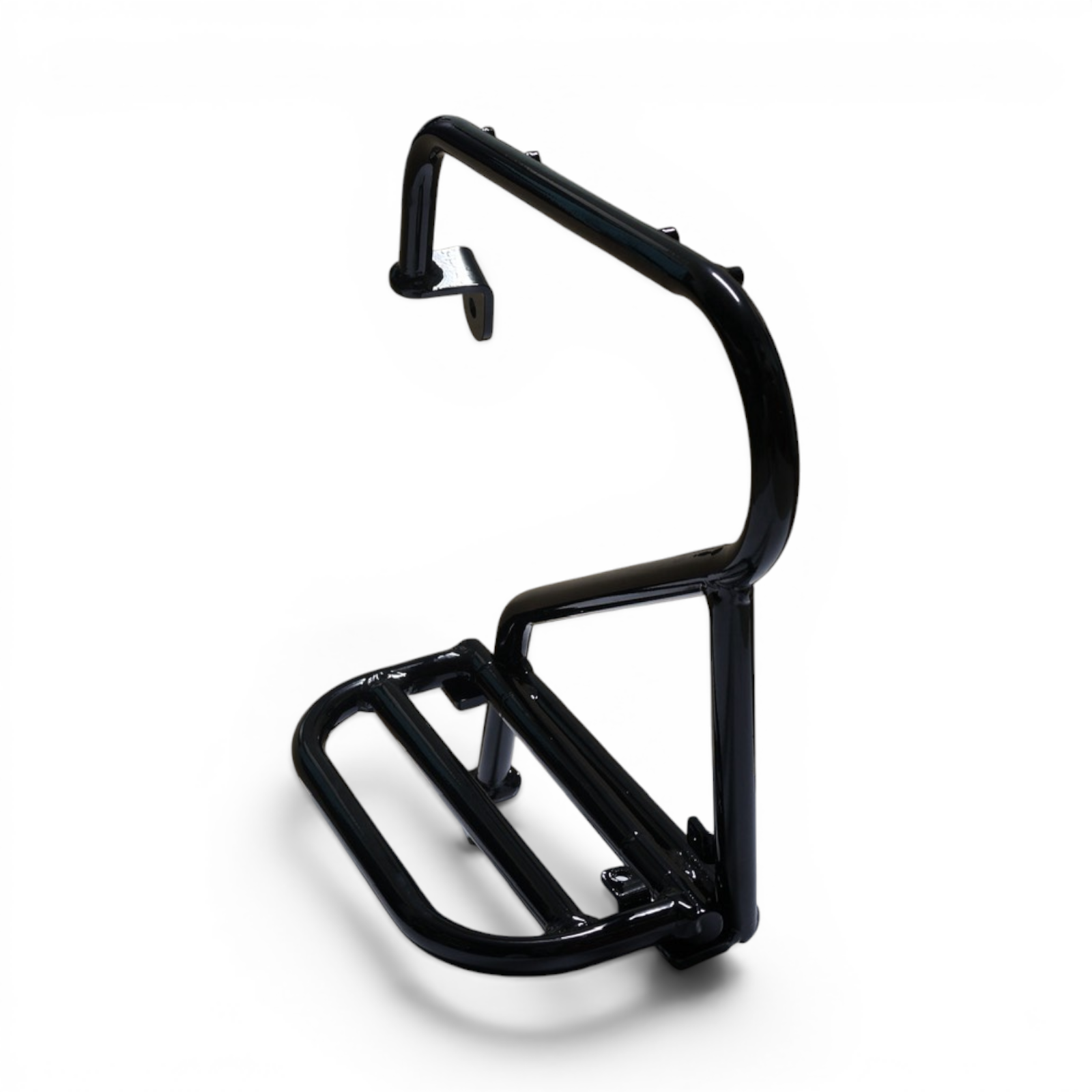 Side Saddlebag Support Rack for Royal Enfield Interceptor 650 & Continental GT 650 | Heavy Duty Luggage Carrier Bracket | Black