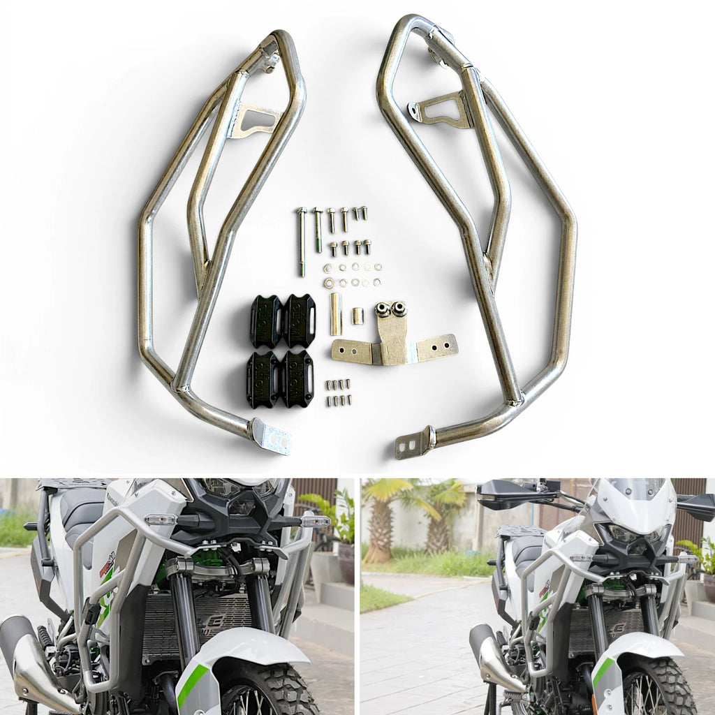 Crash Bar Engine Guard Protection Frame For Kawasaki KLE500 2026+